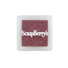 Пигментные чернила, 2.5х2.5 см, цвет мерцающий сливовый от Scrapberry'