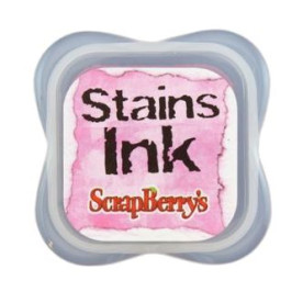 Чорнило з ефектом колірних плям, рожевий, 5х5 см від Scrapberry '
