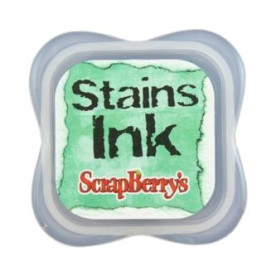 Чернила с эффектом цветовых пятен, зеленый, 5х5 см от Scrapberry's