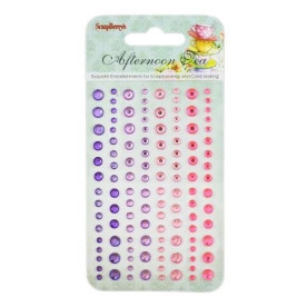 Набір клейових камінчиків, 120 шт, 4 кольори, Солодощі,  Scrapberry's