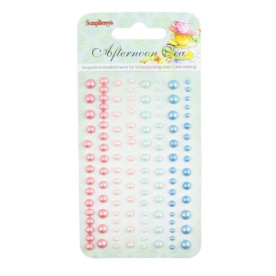 Набор клеевых полужемчужинок, 120 шт, 4 цвета Сладости 1 от Scrapberry's