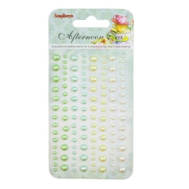 Набор клеевых полужемчужинок, 120 шт, 4 цвета Сладости 3 от Scrapberry's