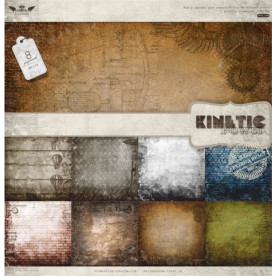 Набір паперу Kinetic Power 15х15 см 8 листів від Lesia Zgharda 