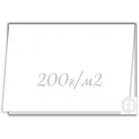 Основа для листівки 10х15 см, горизонтальна біла 200 г / м2 від Lesia Zgharda