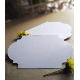 Набір рамок білого кольору 8,5х4,7см см, 10 шт від Lesia Zgharda