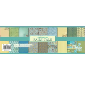 Набір скраппаперу Казка про фей 9 листів 30х30 см двосторонній від Scrapberry's