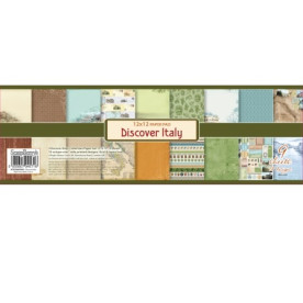 Набір скраппаперу Італійські канікули 9 л. 30х30 см двустор. від Scrapberry's