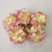 Декоративный цветок гардении желто-розового цвета, 1шт, 4 см