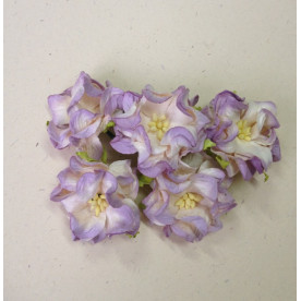 Декоративна квітка гарденії бузкового кольору, 1шт, 4 см