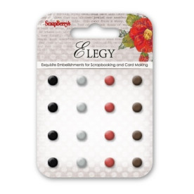 Набір брадс глазур "Елегія" 16 шт від ScrapBerry's