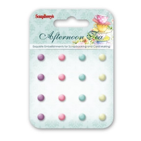 Набор брадсов глазурь "Полуденный чай" 16 шт от ScrapBerry's