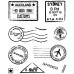Акрилові штампи Wander - Bitsy Stamps - Air Mail, BasicGrey