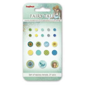 Набор брадсов "Сказка про Фей", 21 шт, ScrapBerry's