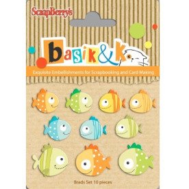 Набір епоксидних брадс "Риболовля 1" ScrapBerry's