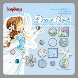 Набор брадсов "Волшебная Страна 1", ScrapBerry's , 15 шт