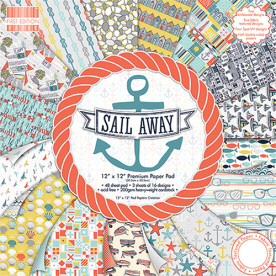 Набір паперу Sail Away 16 аркушів 30х30 см від First Edition