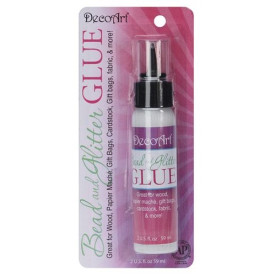 Клей для бусин и глиттера Bead & Glitter Glue 60 мл от Deco Art