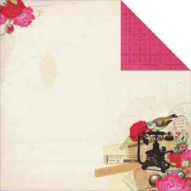 Двосторонній папір Notes 30х30 см від Kaisercraft