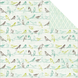 Двусторонняя бумага Cardamon 30х30 см от Kaisercraft