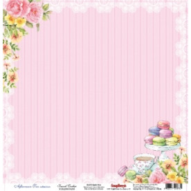 Односторонній скраппапір Французьке печиво 30х30 см від Scrapberry's