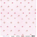 Односторонняя скрапбумага Розовые лепестки 30х30 см от Scrapberry's