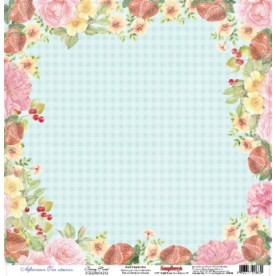 Односторонняя скрапбумага Ягодный десерт 30х30 см от Scrapberry's