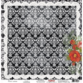 Односторонній скраппапір Нескінченність 30х30 см від Scrapberry's