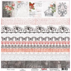 Односторонній скраппапір Елегія 30х30 см від Scrapberry's