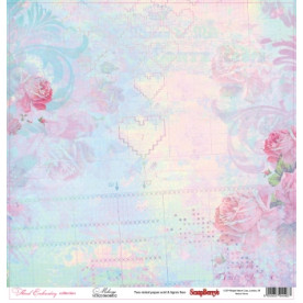 Двосторонній скраппапір Меланж 30х30 см від Scrapberry's