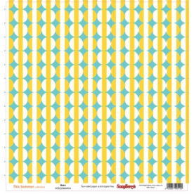 Двосторонній скраппапір Зірки 30х30 см від Scrapberry's