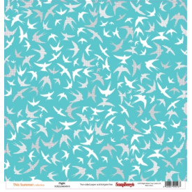Двусторонняя скрапбумага Полет 30х30 см от Scrapberry's