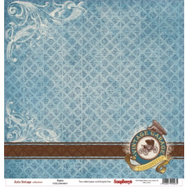 Двосторонній скраппапір Двигун 30х30 см від Scrapberry's