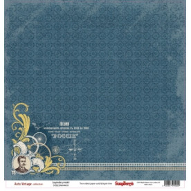 Двосторонній скраппапір Легендарні моделі 30х30 см від Scrapberry's