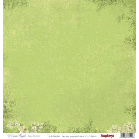 Двусторонняя скрапбумага Две птички 30х30 см от Scrapberry's