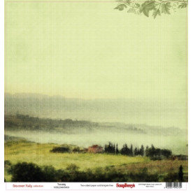Двусторонняя скрапбумага Тоскана 30х30 см от Scrapberry's