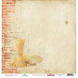 Двусторонняя скрапбумага Сицилия 30х30 см от Scrapberry's