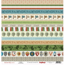 Двосторонній скраппапір Ювентус 30х30 см від Scrapberry's