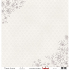 Двусторонняя скрапбумага Тишина 30х30 см от Scrapberry's