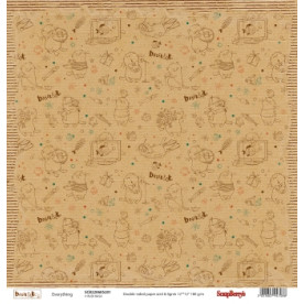 Двусторонняя скрапбумага Про все 30х30 см от Scrapberry's