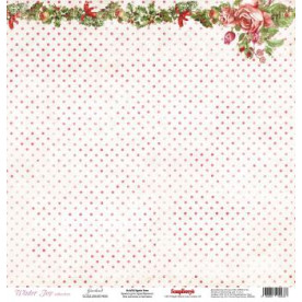 Односторонняя скрапбумага Гирлянда 30х30 см от Scrapberry's