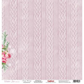 Односторонній скраппапір Морозний день 30х30 см від Scrapberry's