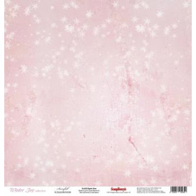 Односторонняя скрапбумага Снегопад 30х30 см от Scrapberry's