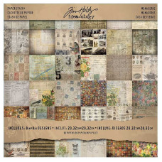 Набір паперу Menagerie 20x20 см 36 аркушів від Tim Holtz