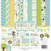 Набір паперу Bundle of Joy - Boy 2 30х30 см 12 аркушів +2 листа наклейок від Echo Park