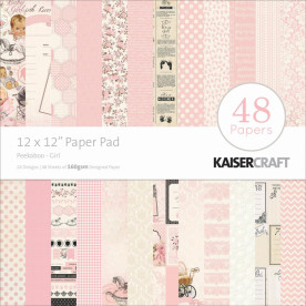 Набор скрапбумаги Peekaboo Girl 30х30 см 24 листа от Kaisercraft
