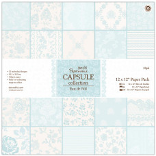 Набір скраппаперу Eau De Nil 30x30 cm від Papermania