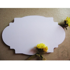 Рамки - заготовки большие белого цвета,11,2*6,8 см от Lesia Zgharda