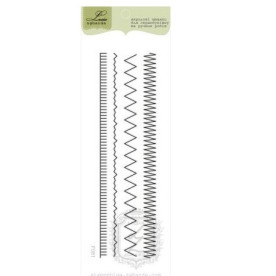 Акриловий штамп Швейні стежки, 9 см, Lesia Zgharda