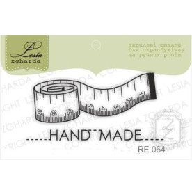 Акриловий штамп Сантиметрова рядок, Lesia Zgharda.