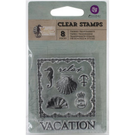 Акриловий штамп Vacation, 6,3х7,6 см, Prima